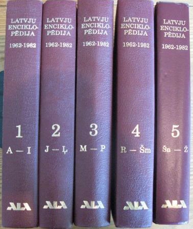 Image for Latvju enciklopedija: 1962-1982. Vols 1-5